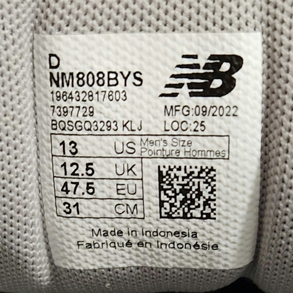 New Balance Numeric 808 Tiago Lemos Skateboarding Shoes Men's Size 13 NM808BYS - Picture 6 of 6